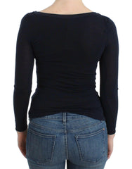 Ermanno Scervino Lingerie Blue Top Blouse Jumper Lace Rayon -   -  Ermanno Scervino.