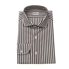 Bagutta Brown Cotton Men Shirt -   -  Bagutta.