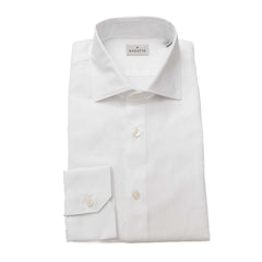 Bagutta White Cotton Men Shirt -   -  Bagutta.