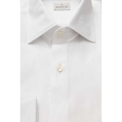 Bagutta White Cotton Men Shirt -   -  Bagutta.
