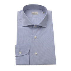 Bagutta Light Blue Cotton Men Shirt -   -  Bagutta.