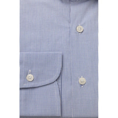 Bagutta Light Blue Cotton Men Shirt -   -  Bagutta.