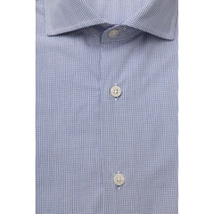 Bagutta Light Blue Cotton Men Shirt -   -  Bagutta.