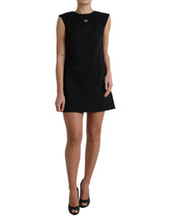 Dolce & Gabbana Black DG Logo Cotton Shift A-line Mini Dress -   -  Dolce & Gabbana.