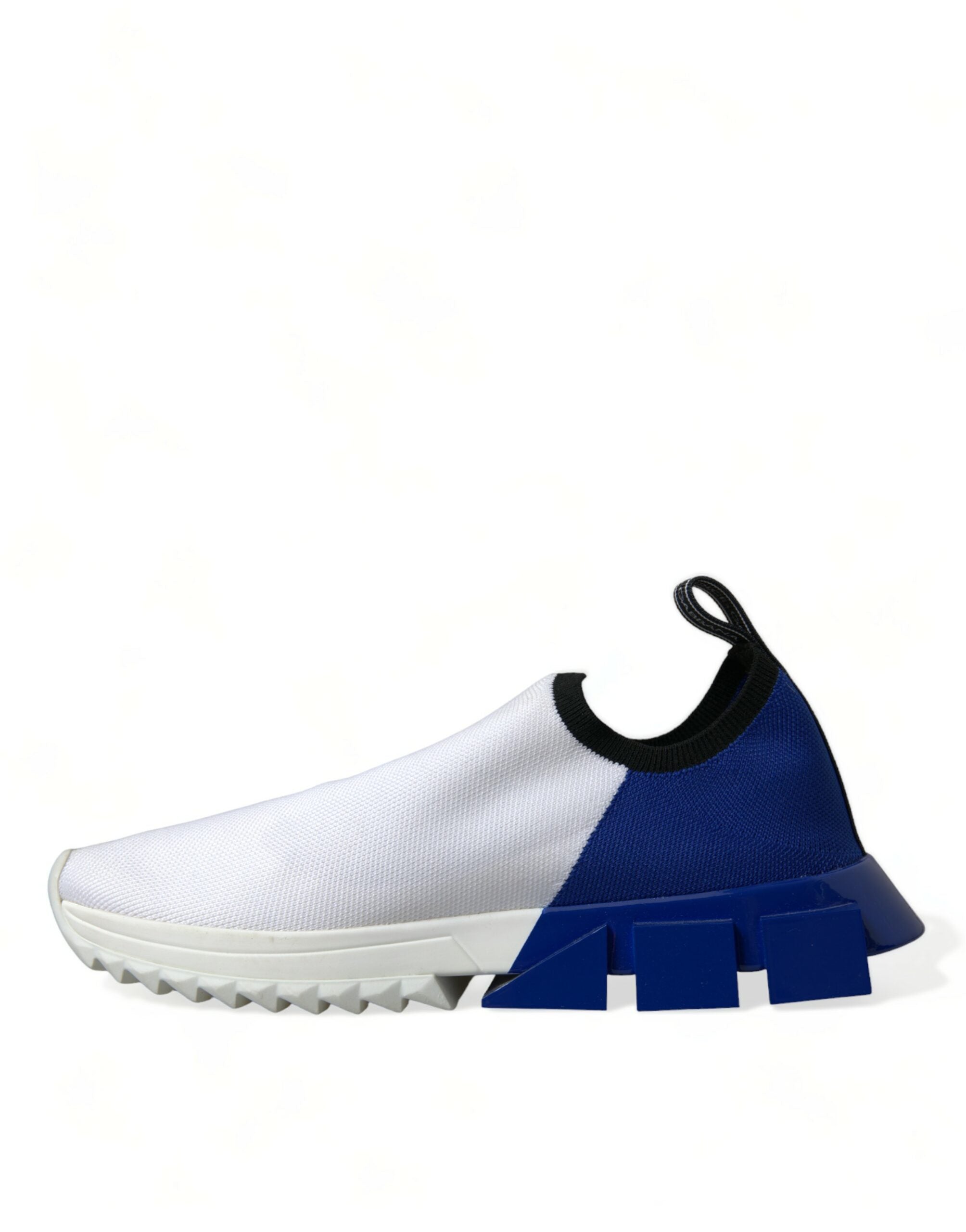Dolce & Gabbana White Blue Sorrento Low Top Men Casual Sneakers Shoes -   -  Dolce & Gabbana.