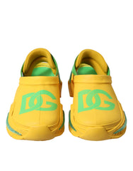 Dolce & Gabbana Yellow Green Rubber Clogs Men Slippers Men Shoes -   -  Dolce & Gabbana.