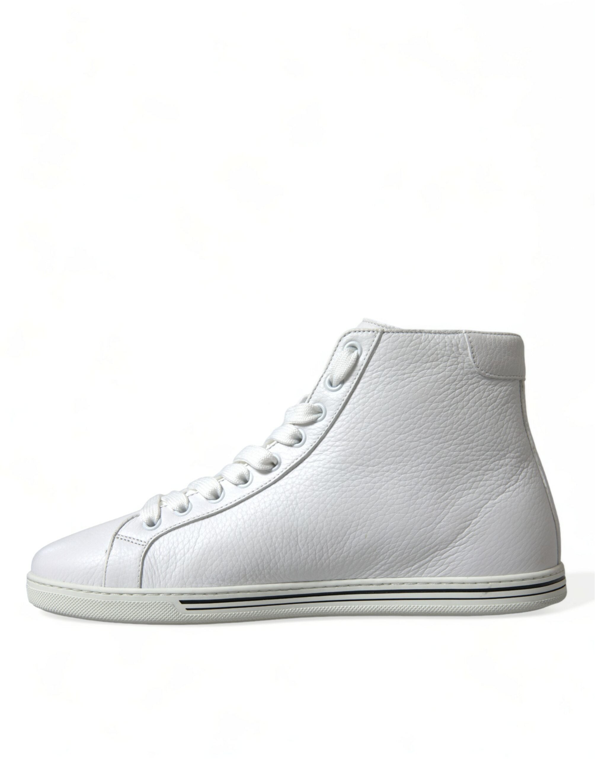 Dolce & Gabbana White Saint Tropez High Top Men Sneakers Shoes -   -  Dolce & Gabbana.