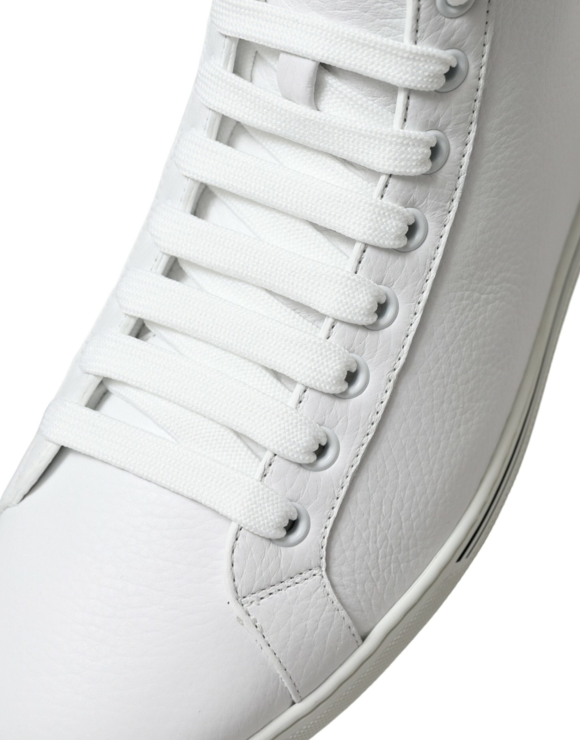 Dolce & Gabbana White Saint Tropez High Top Men Sneakers Shoes -   -  Dolce & Gabbana.