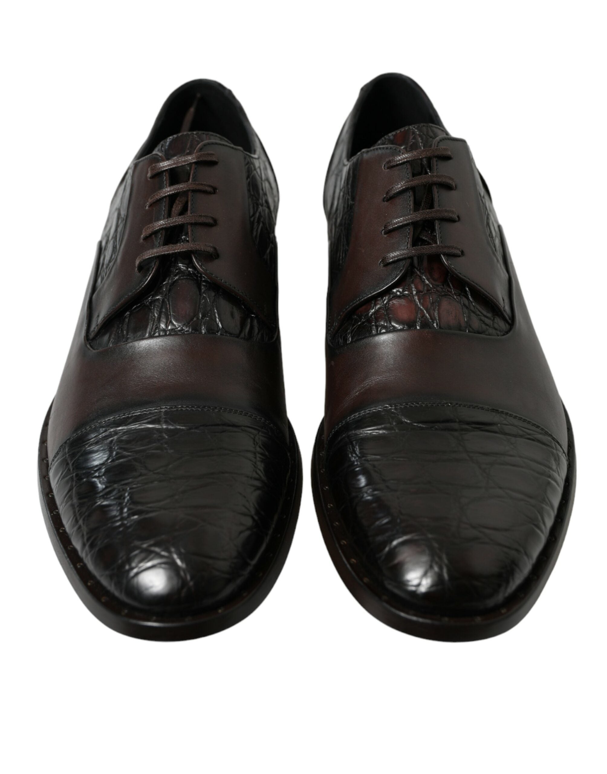 Dolce & Gabbana Brown Exotic Leather Formal Men Dress Shoes -   -  Dolce & Gabbana.