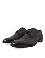 Dolce & Gabbana Brown Exotic Leather Formal Men Dress Shoes -   -  Dolce & Gabbana.