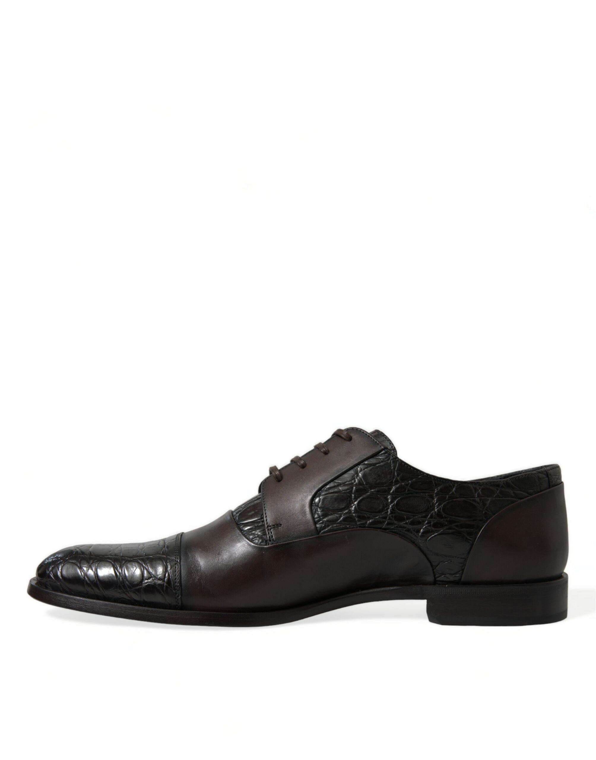 Dolce & Gabbana Brown Exotic Leather Formal Men Dress Shoes -   -  Dolce & Gabbana.