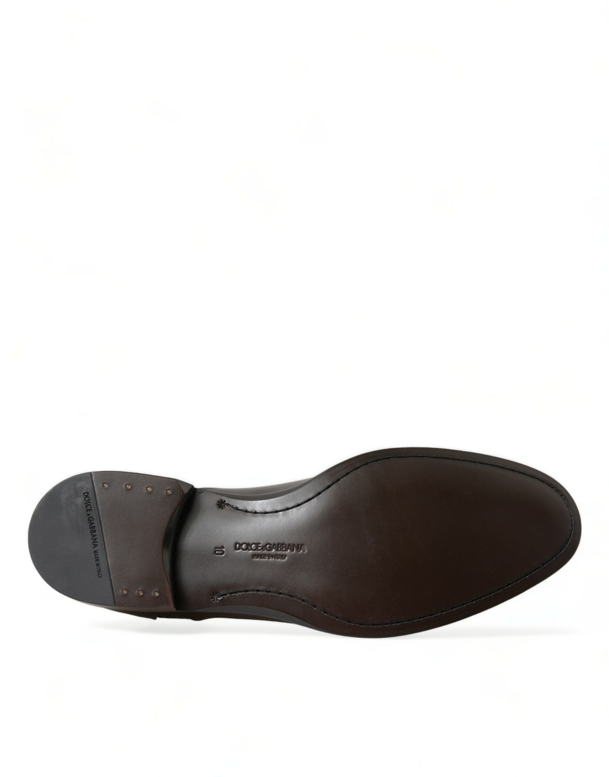 Dolce & Gabbana Brown Exotic Leather Formal Men Dress Shoes -   -  Dolce & Gabbana.