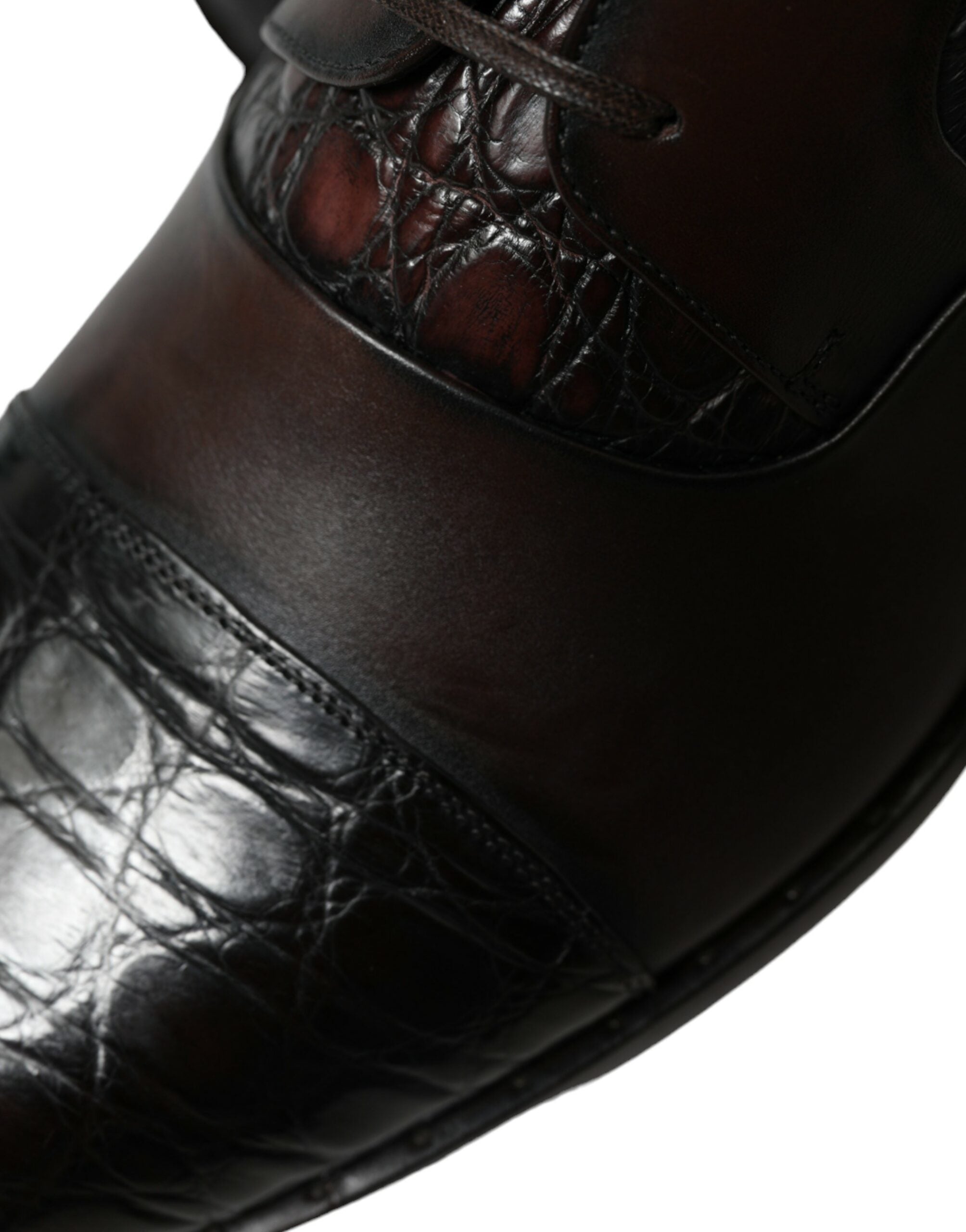 Dolce & Gabbana Brown Exotic Leather Formal Men Dress Shoes -   -  Dolce & Gabbana.