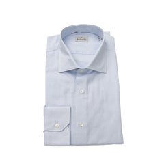 Bagutta Light Blue Cotton Men Shirt -   -  Bagutta.