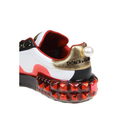 Dolce & Gabbana White Calfskin Women Sneaker -   -  Dolce & Gabbana.