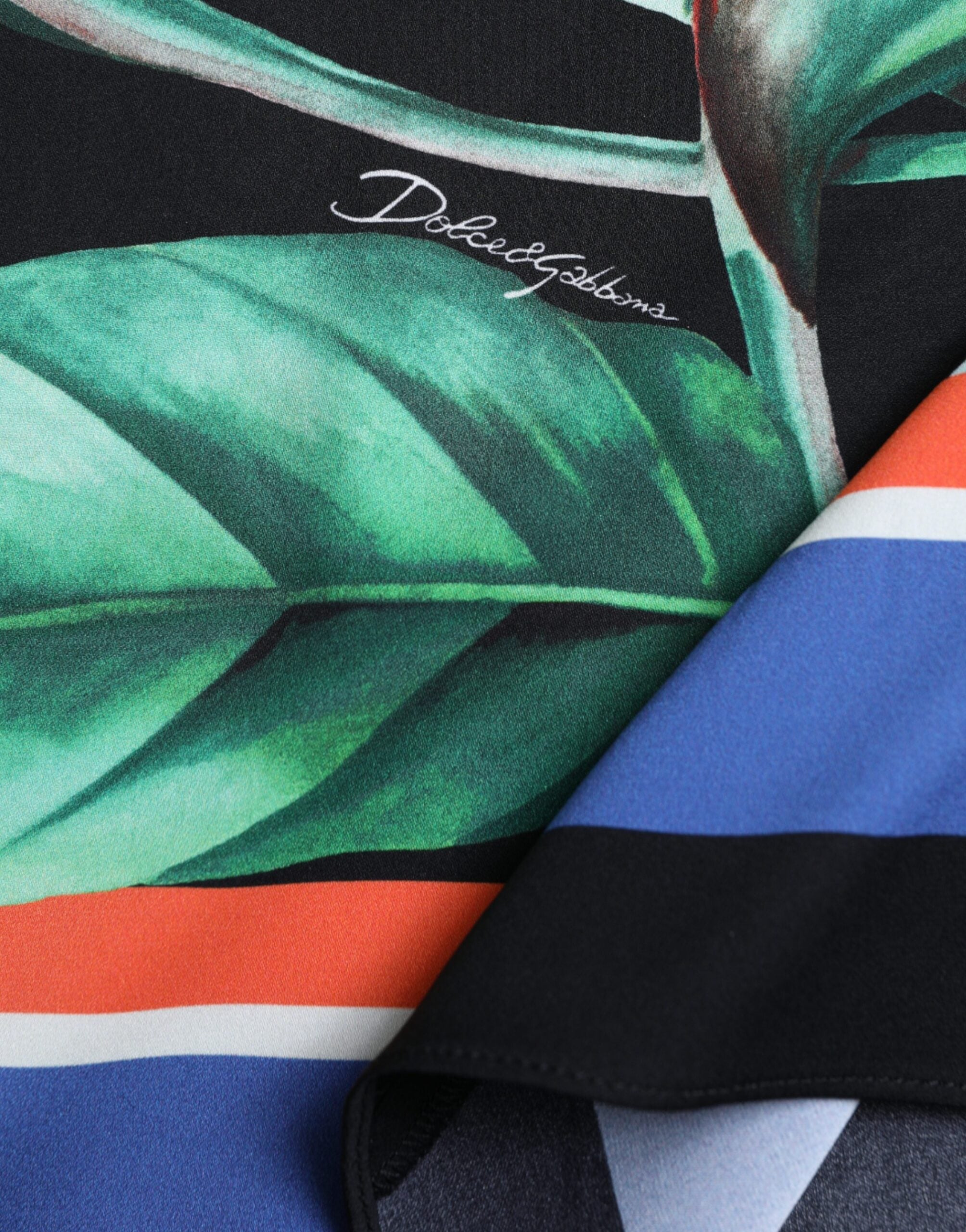 Dolce & Gabbana Black Strelitzia High Waist Wrap Midi Skirt -   -  Dolce & Gabbana.