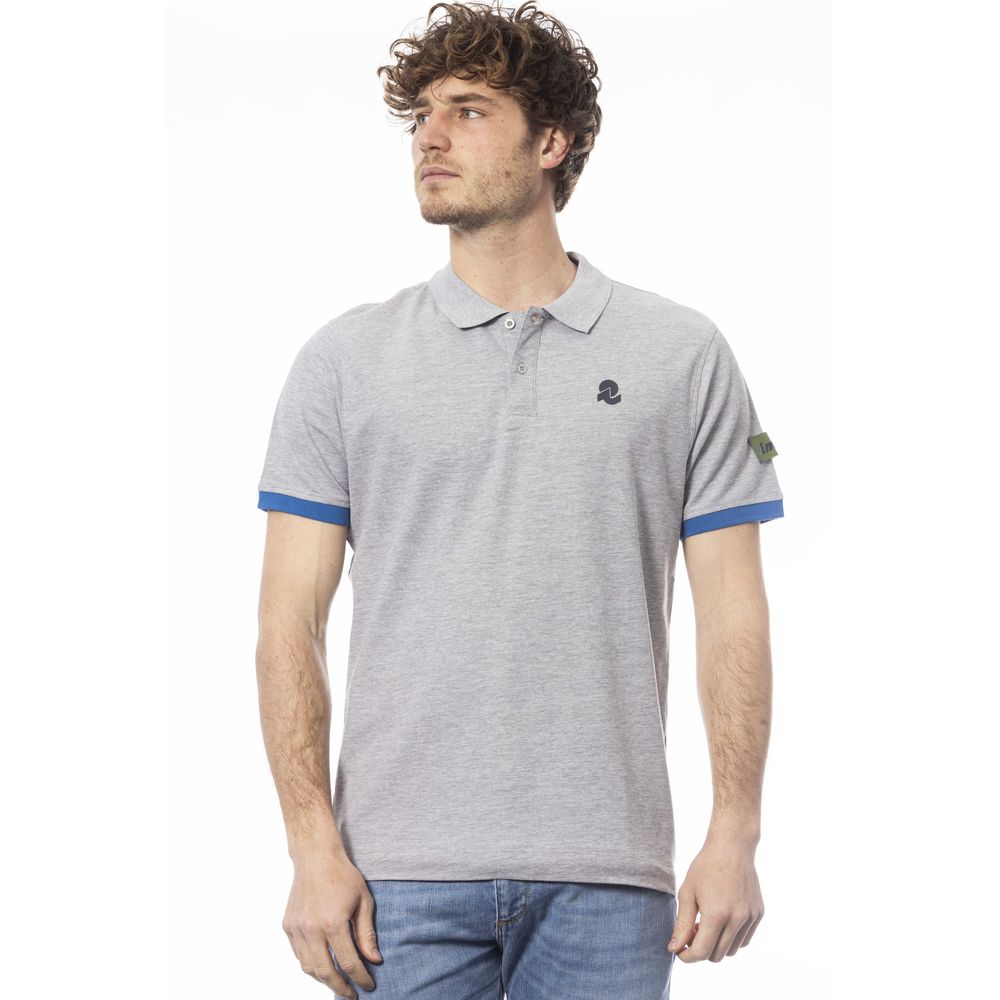 Invicta Gray Cotton Men Polo Shirt -   -  Invicta.