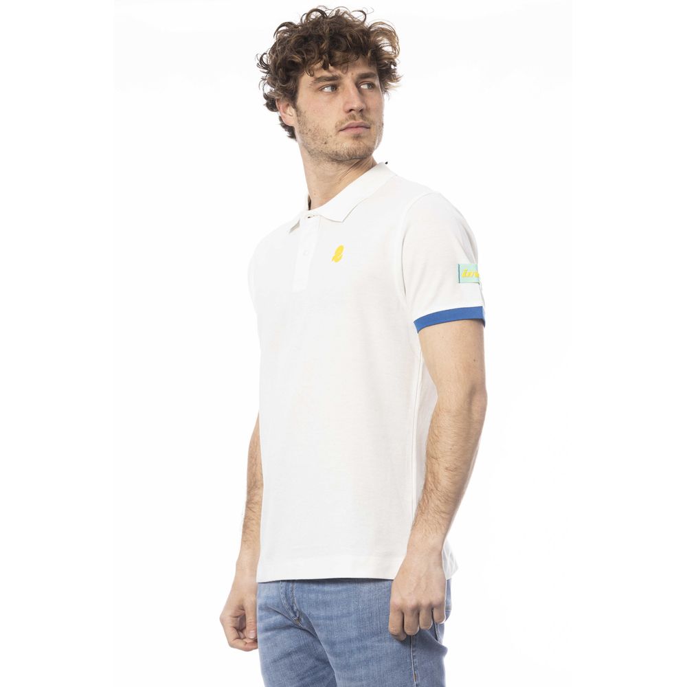 Invicta White Cotton Men Polo Shirt -   -  Invicta.