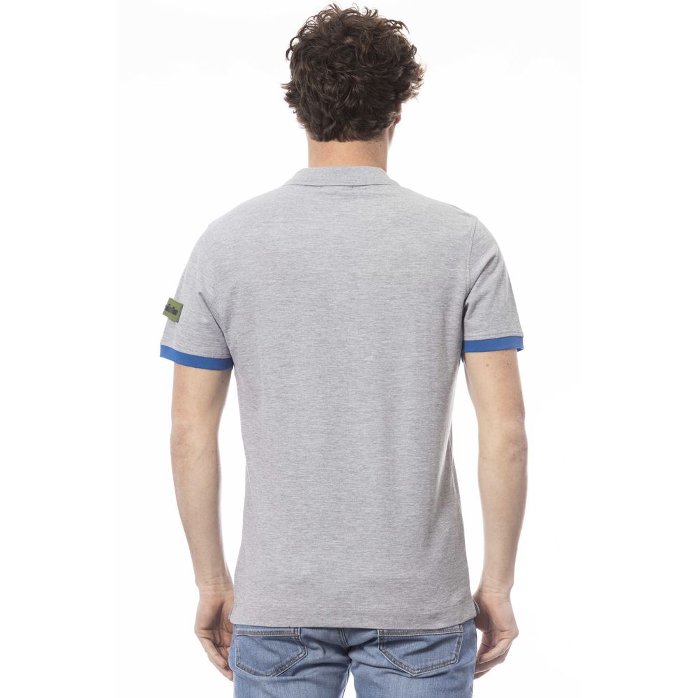 Invicta Gray Cotton Men Polo Shirt -   -  Invicta.