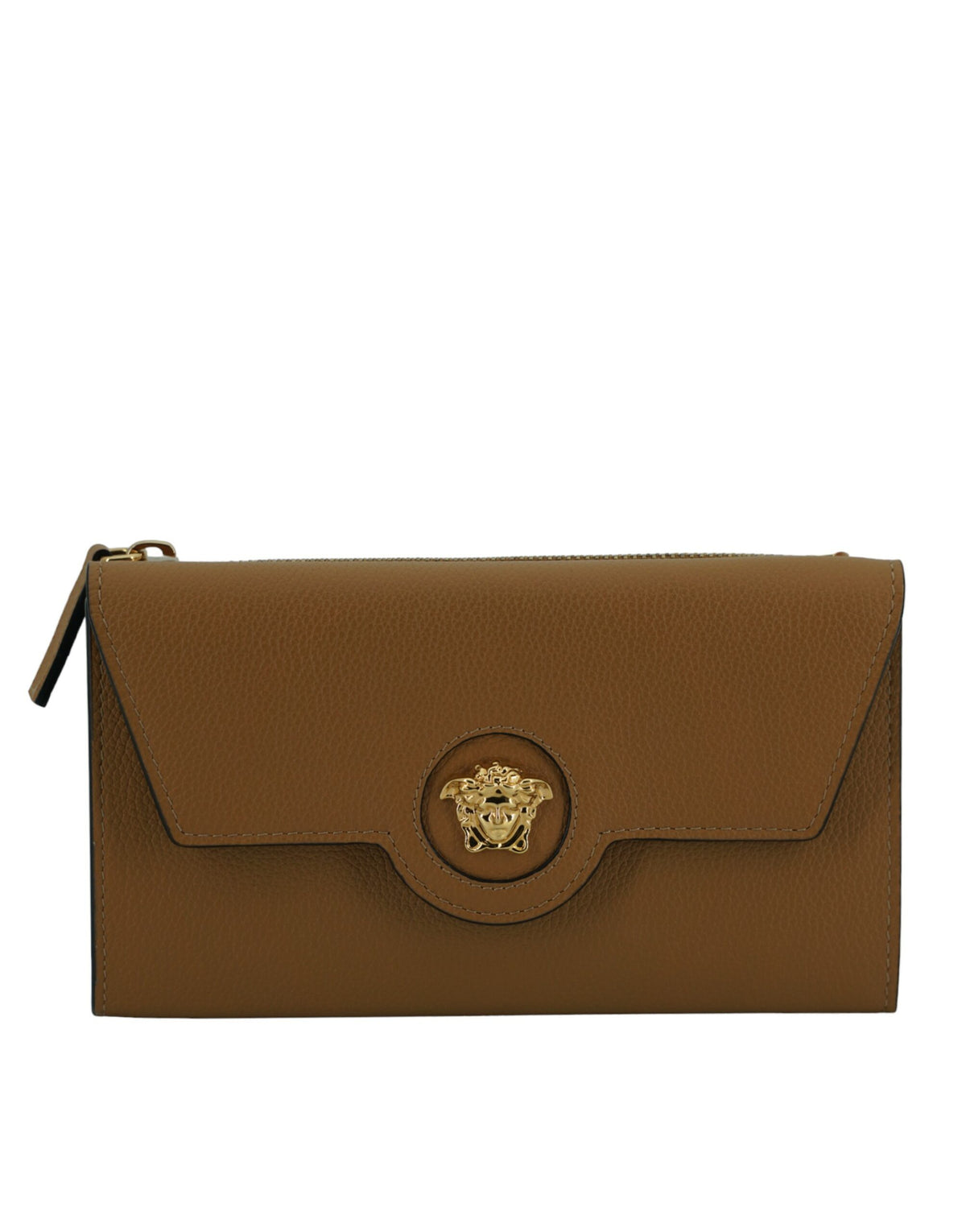 Versace Elegant Calf Leather Wallet with Medusa Logo -   -  Versace.