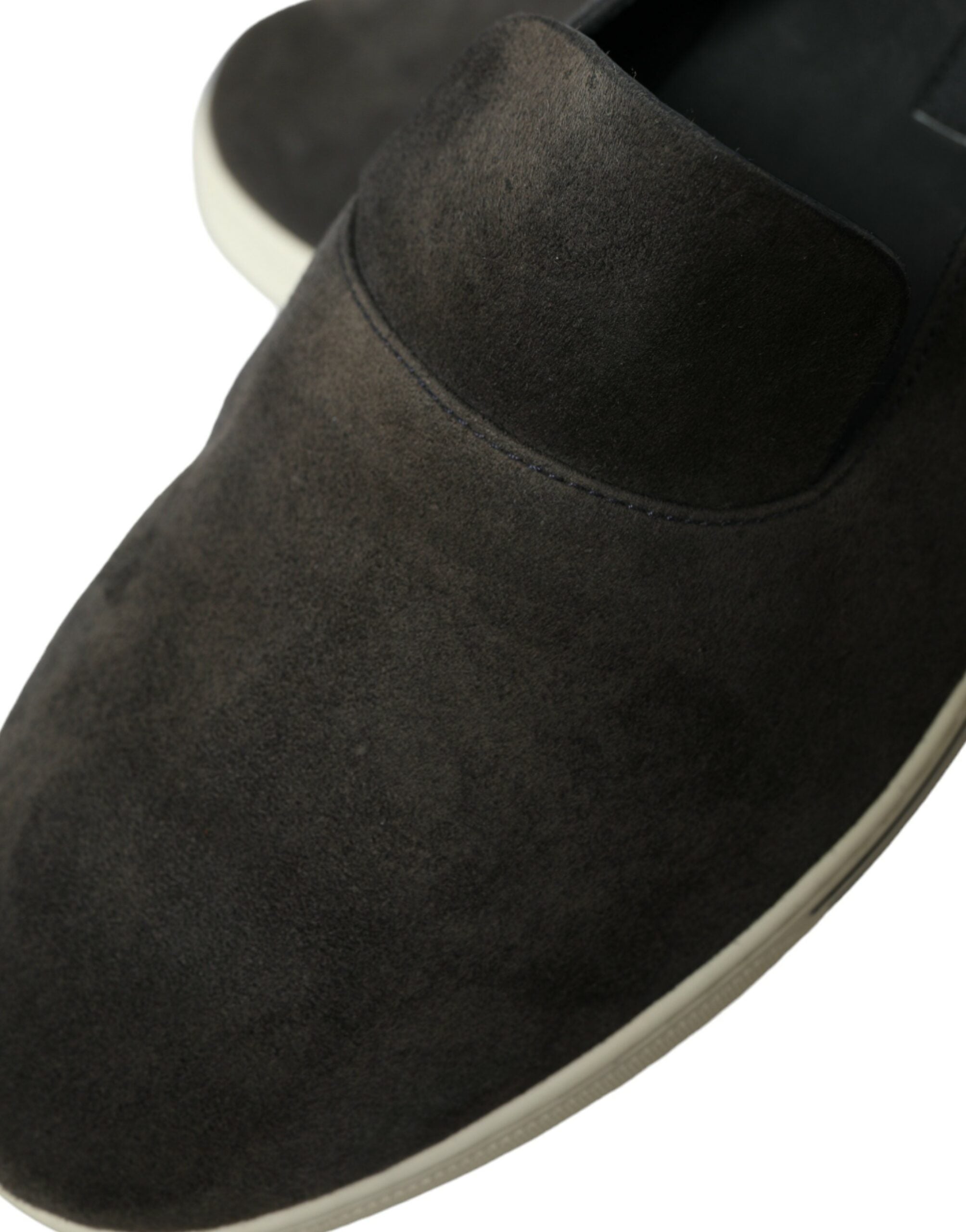 Dolce & Gabbana Blue Suede Caiman Men Loafers Slippers Shoes -   -  Dolce & Gabbana.