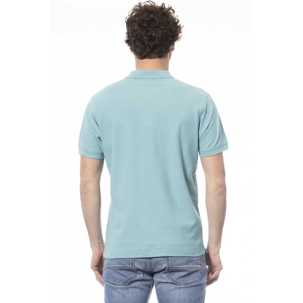 Invicta Light Blue Cotton Men Polo Shirt -   -  Invicta.