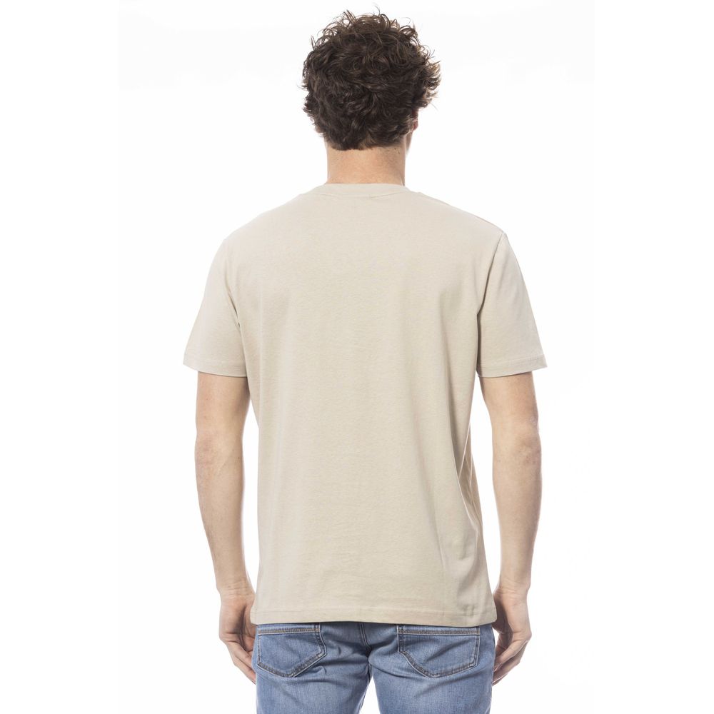 Invicta Beige Cotton Men T-Shirt -   -  Invicta.