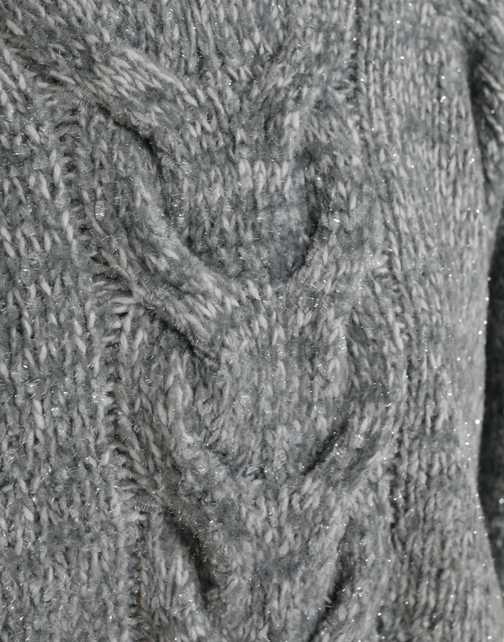 Dolce & Gabbana Gray Cashmere Turtle Neck Pullover Sweater -   -  Dolce & Gabbana.