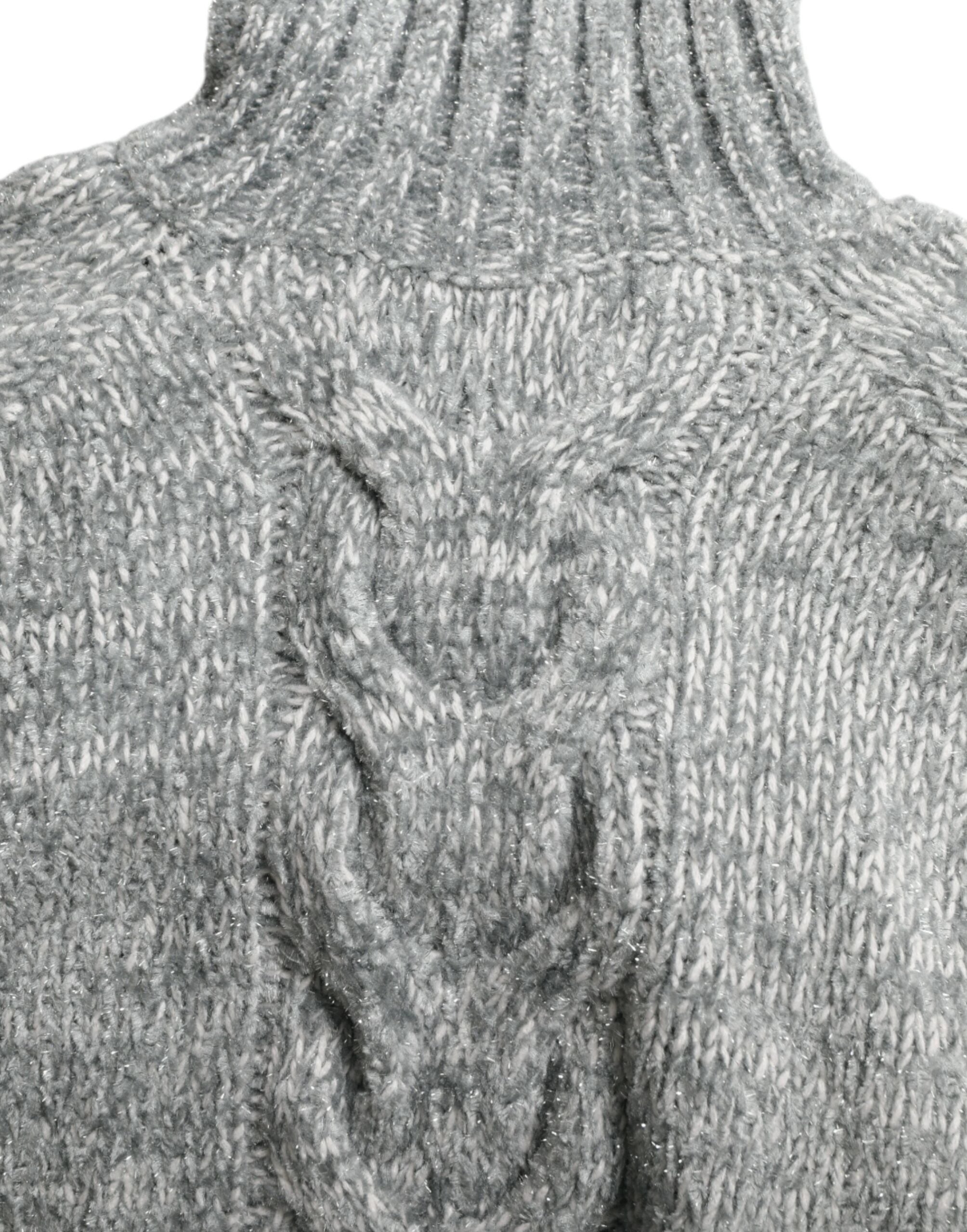 Dolce & Gabbana Gray Cashmere Turtle Neck Pullover Sweater -   -  Dolce & Gabbana.