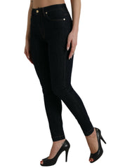 Dolce & Gabbana Blue Cotton Stretch Denim Skinny Jeans -   -  Dolce & Gabbana.