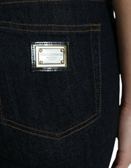 Dolce & Gabbana Blue Cotton Stretch Denim Skinny Jeans -   -  Dolce & Gabbana.