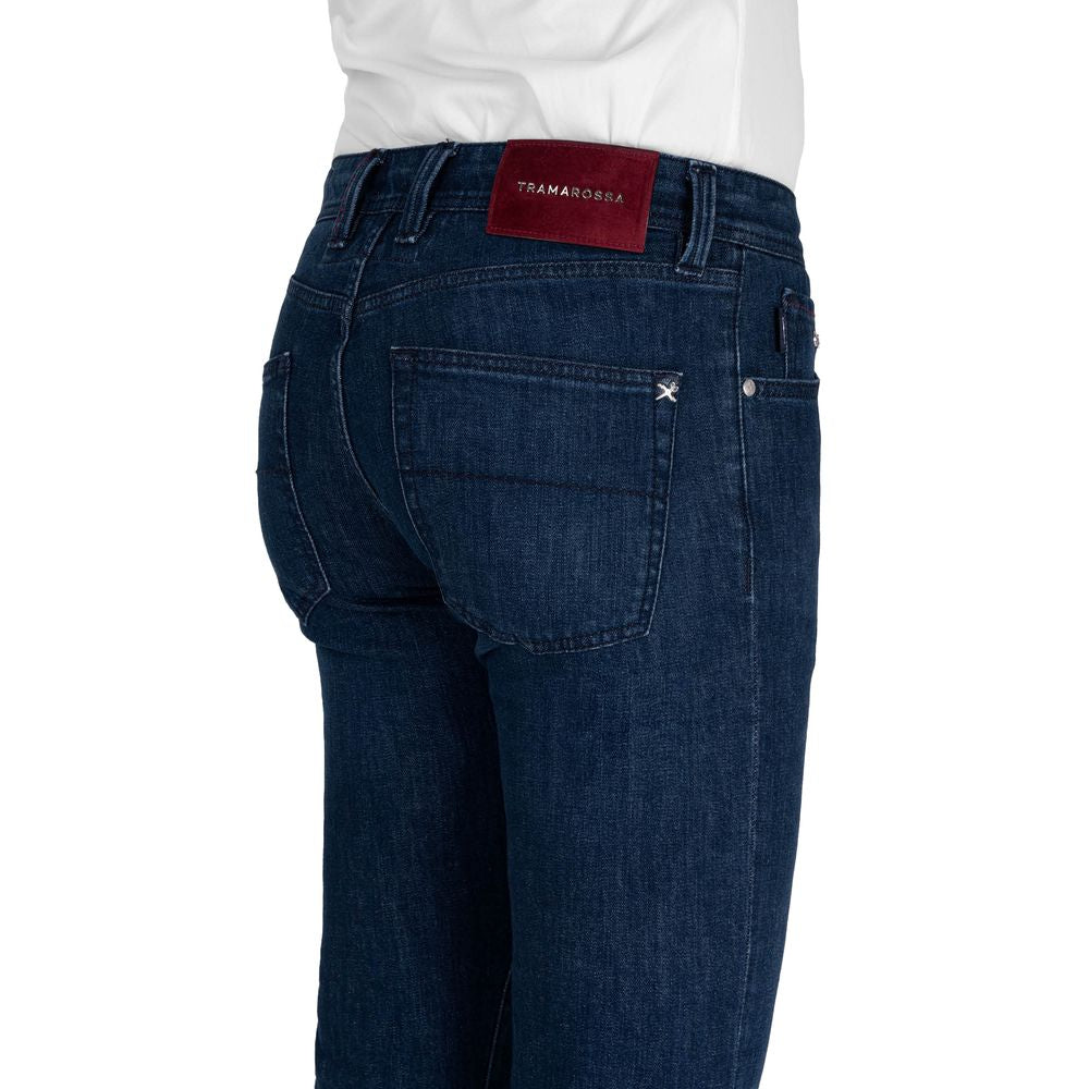 Tramarossa Elegant Stretch Cotton Men's Jeans -   -  Tramarossa.