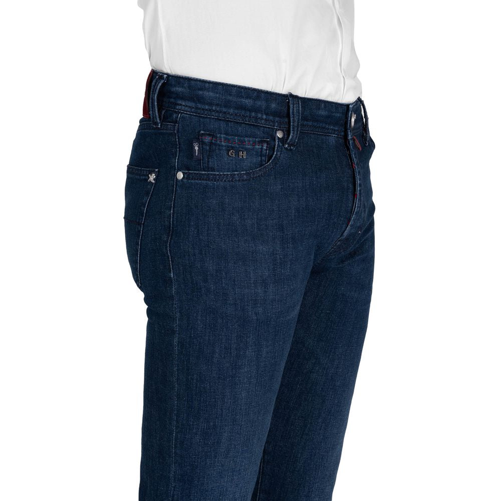 Tramarossa Elegant Stretch Cotton Men's Jeans -   -  Tramarossa.