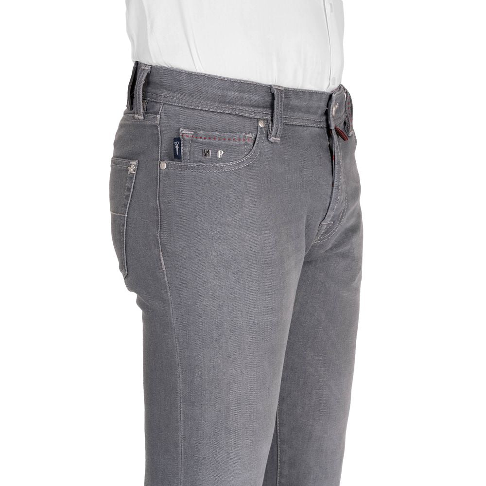 Tramarossa Gray Cotton Men's Jeans -   -  Tramarossa.
