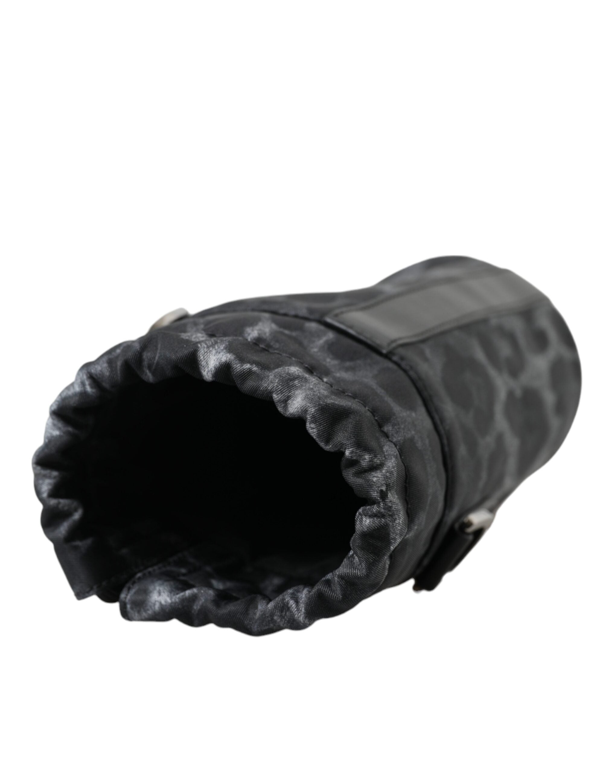 Dolce & Gabbana Black Leopard Round Slim Tote Bottle Cage Bag -  Tote Bag for Men -  Dolce & Gabbana.