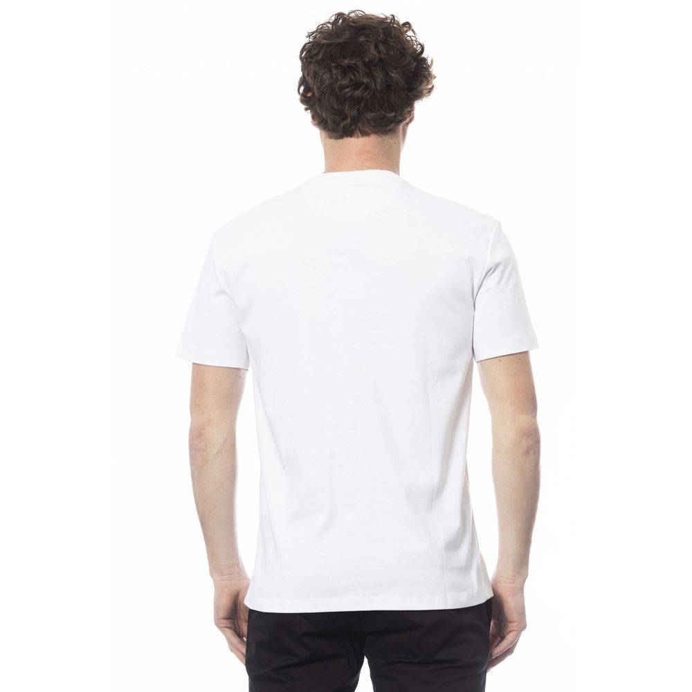 Trussardi White Cotton Men T-Shirt -   -  Trussardi.