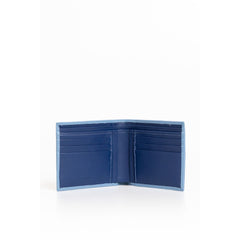 Trussardi Light Blue Leather Men Wallet -  Wallets for Men -  Trussardi.