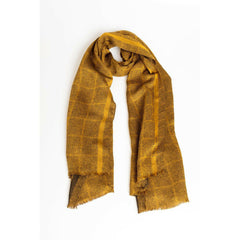 Trussardi Yellow Viscose Men Scarf -   -  Trussardi.