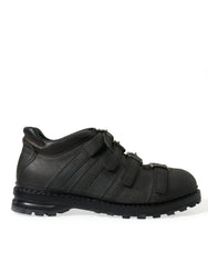 Dolce & Gabbana Black Leather Strap Men Ankle Boots Shoes -   -  Dolce & Gabbana.
