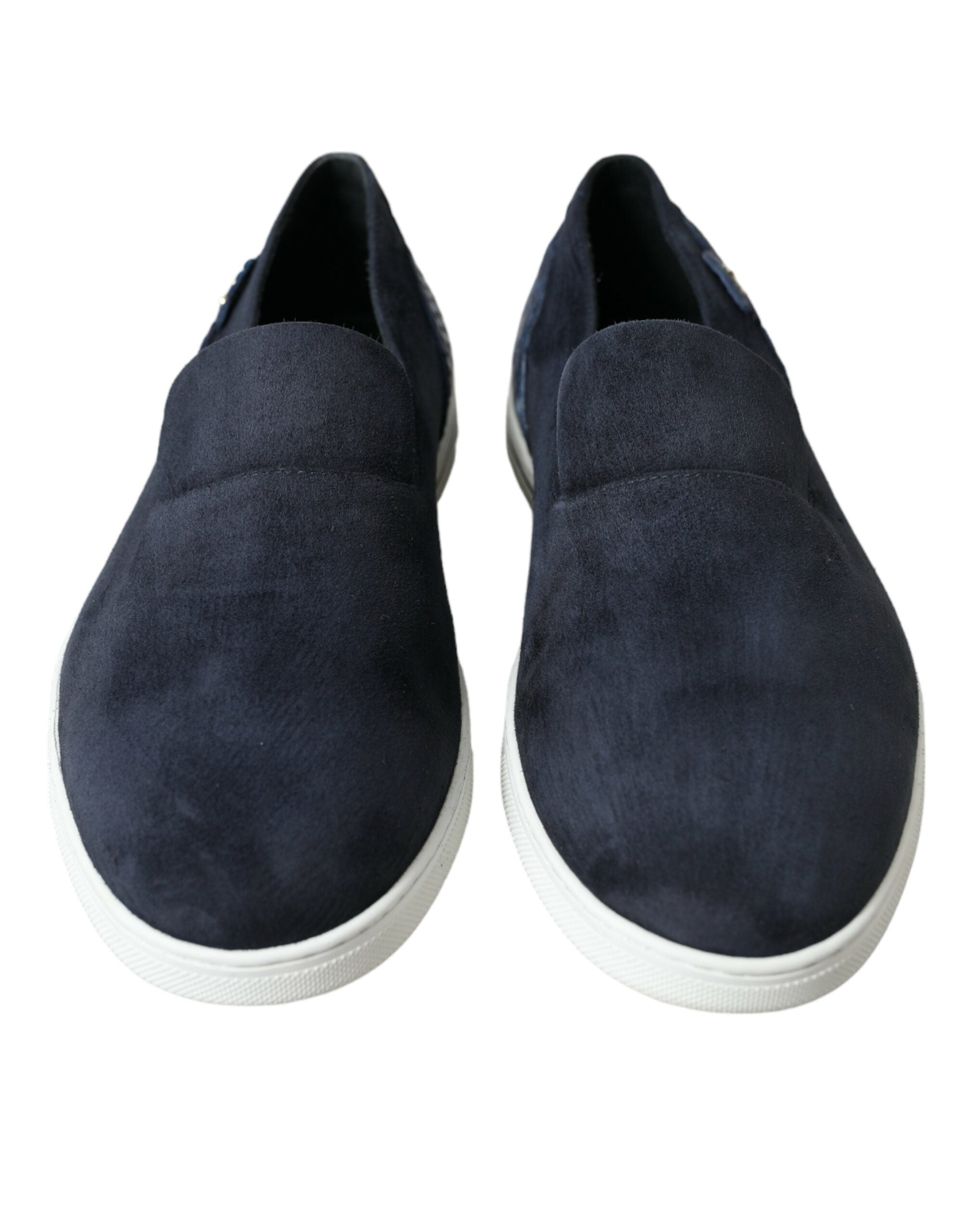 Dolce & Gabbana Blue Suede Caiman Loafers Saint Tropez Shoes -   -  Dolce & Gabbana.
