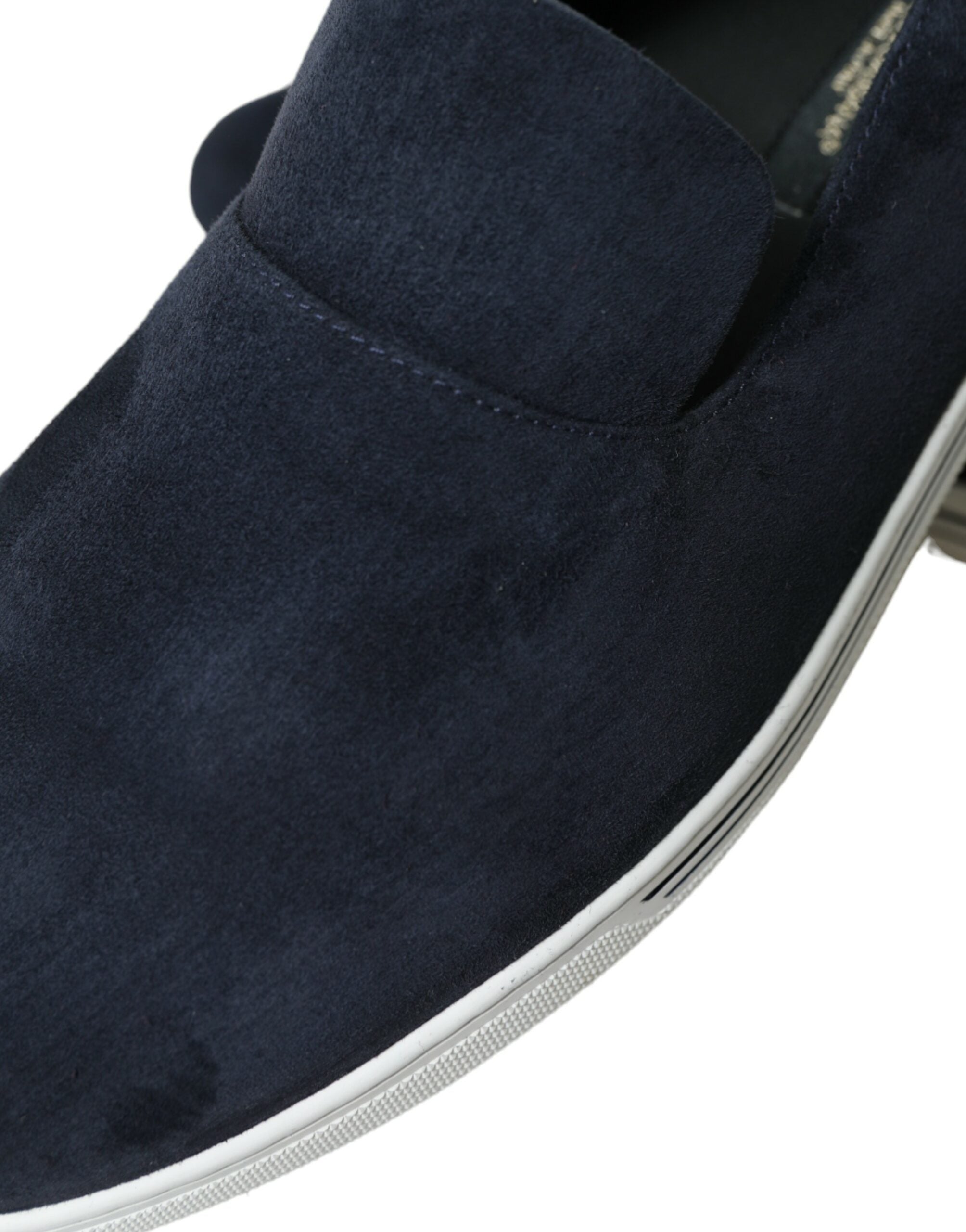 Dolce & Gabbana Blue Suede Caiman Loafers Saint Tropez Shoes -   -  Dolce & Gabbana.