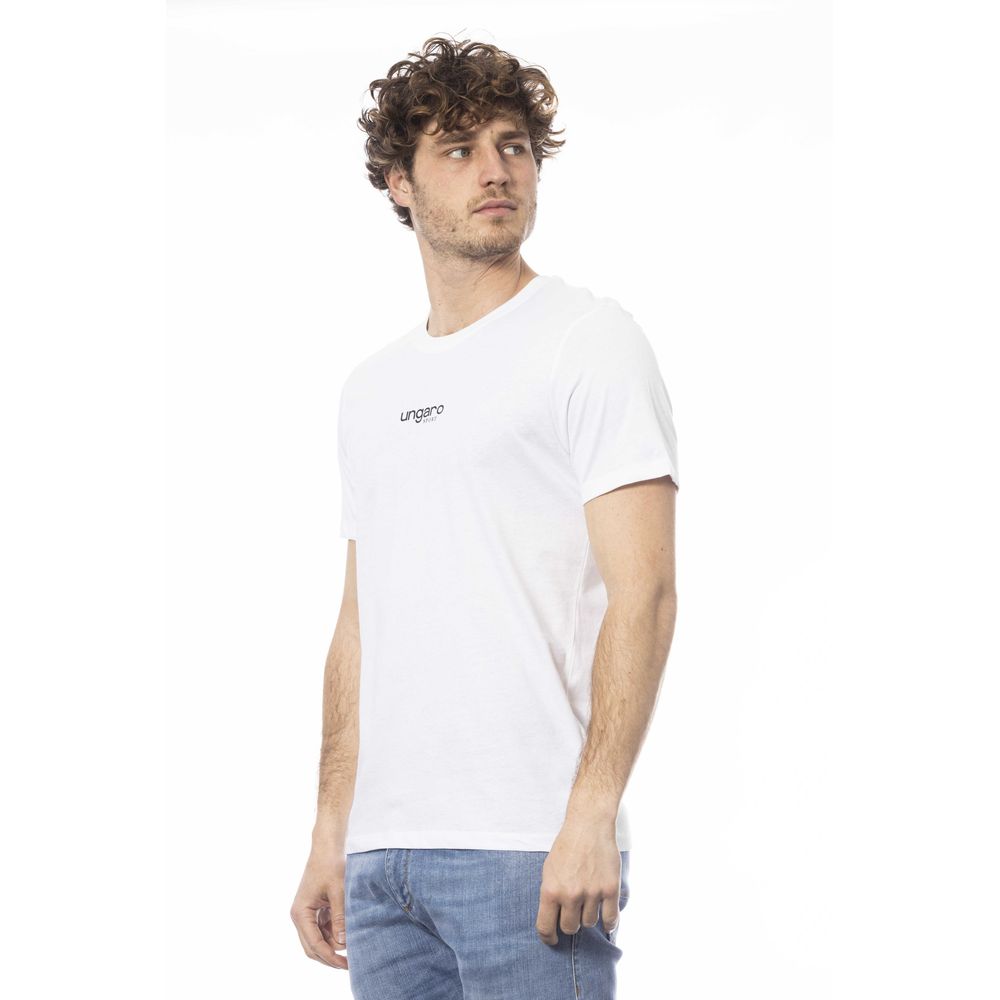 Ungaro Sport White Cotton Men T-Shirt -   -  Ungaro Sport.