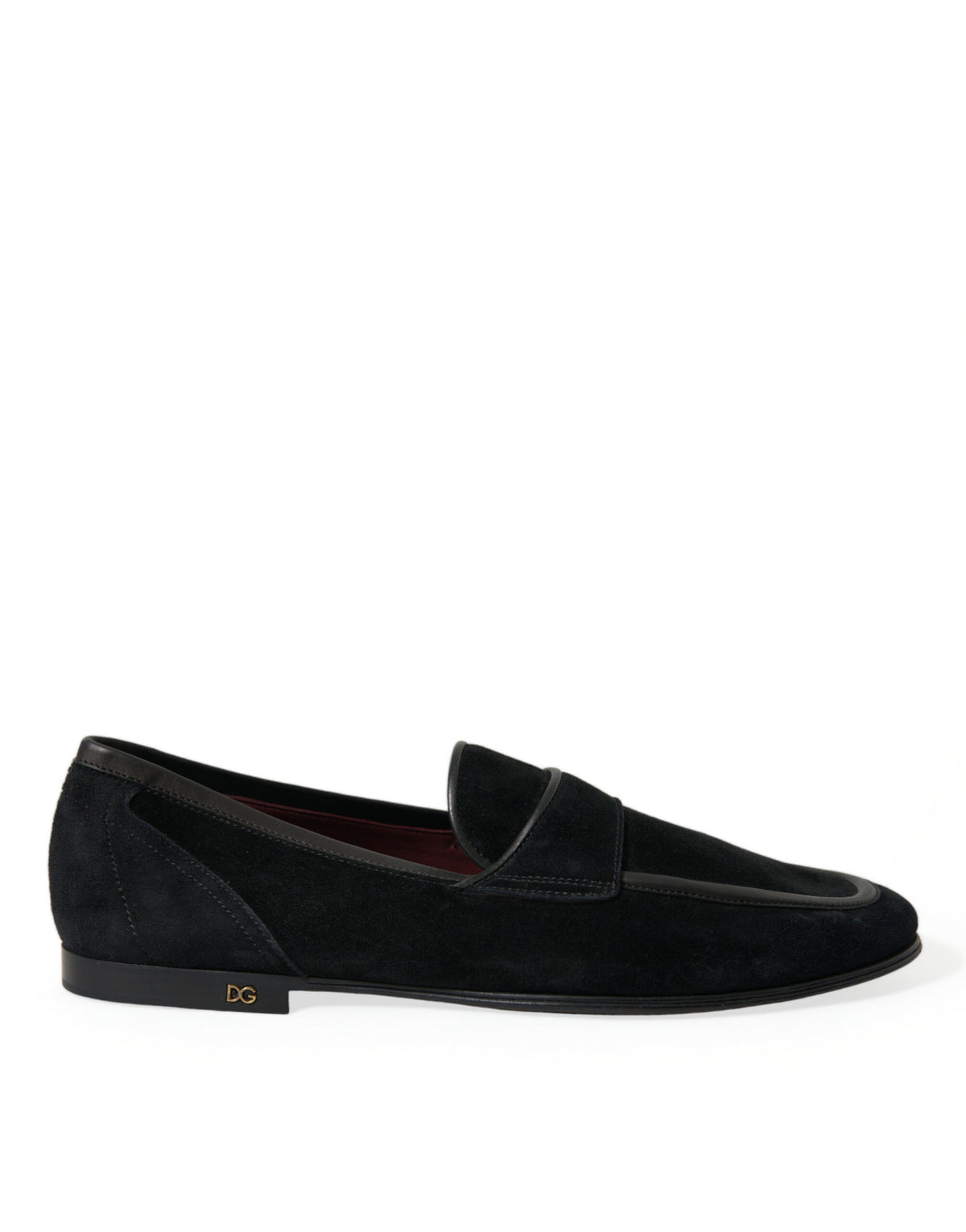 Dolce & Gabbana Black Velvet Slip On Loafers Dress Shoes -   -  Dolce & Gabbana.
