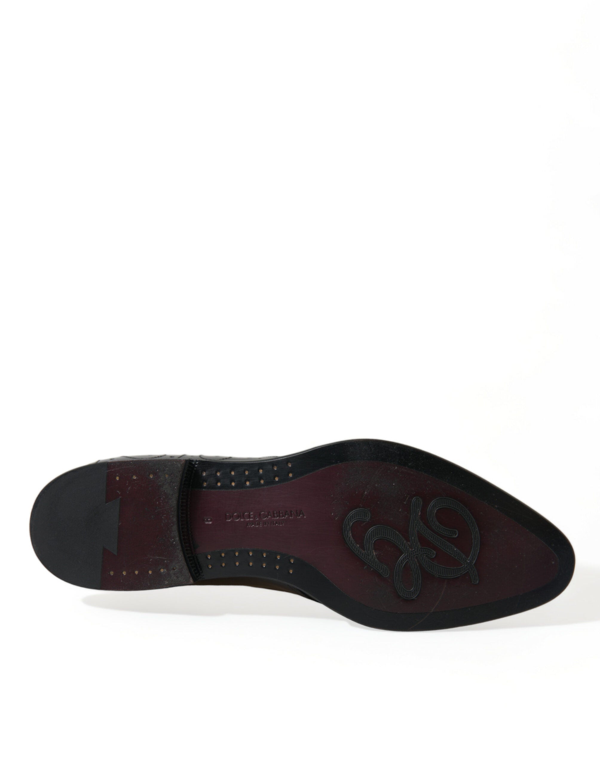 Dolce & Gabbana Black Leather Lace Up Formal Derby Dress Shoes -   -  Dolce & Gabbana.