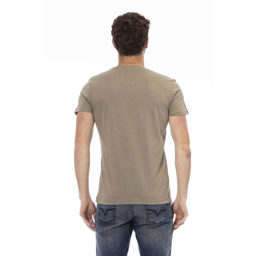 Trussardi Action Green Cotton Men T-Shirt -   -  Trussardi Action.