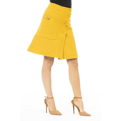 Jacob Cohen Yellow Wool Women Skirt -   -  Jacob Cohen.