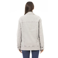 Jacob Cohen Gray Cotton Women Jacket -   -  Jacob Cohen.