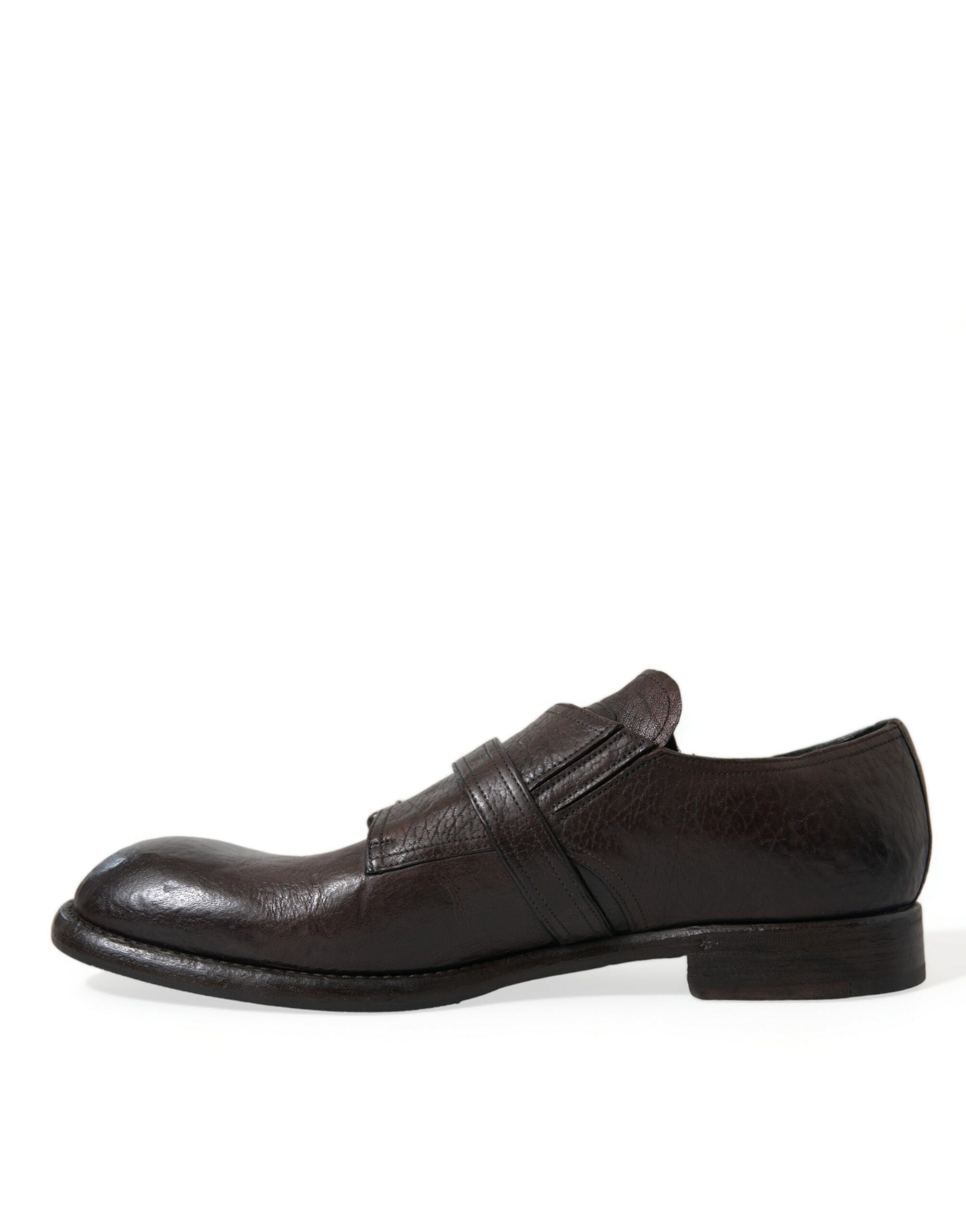 Dolce & Gabbana Brown Leather Strap Formal Dress Shoes -   -  Dolce & Gabbana.