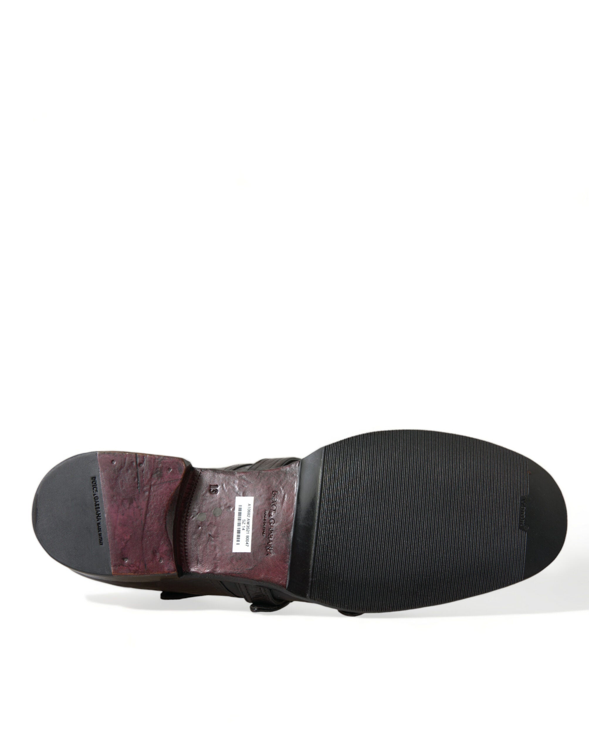 Dolce & Gabbana Brown Leather Strap Formal Dress Shoes -   -  Dolce & Gabbana.