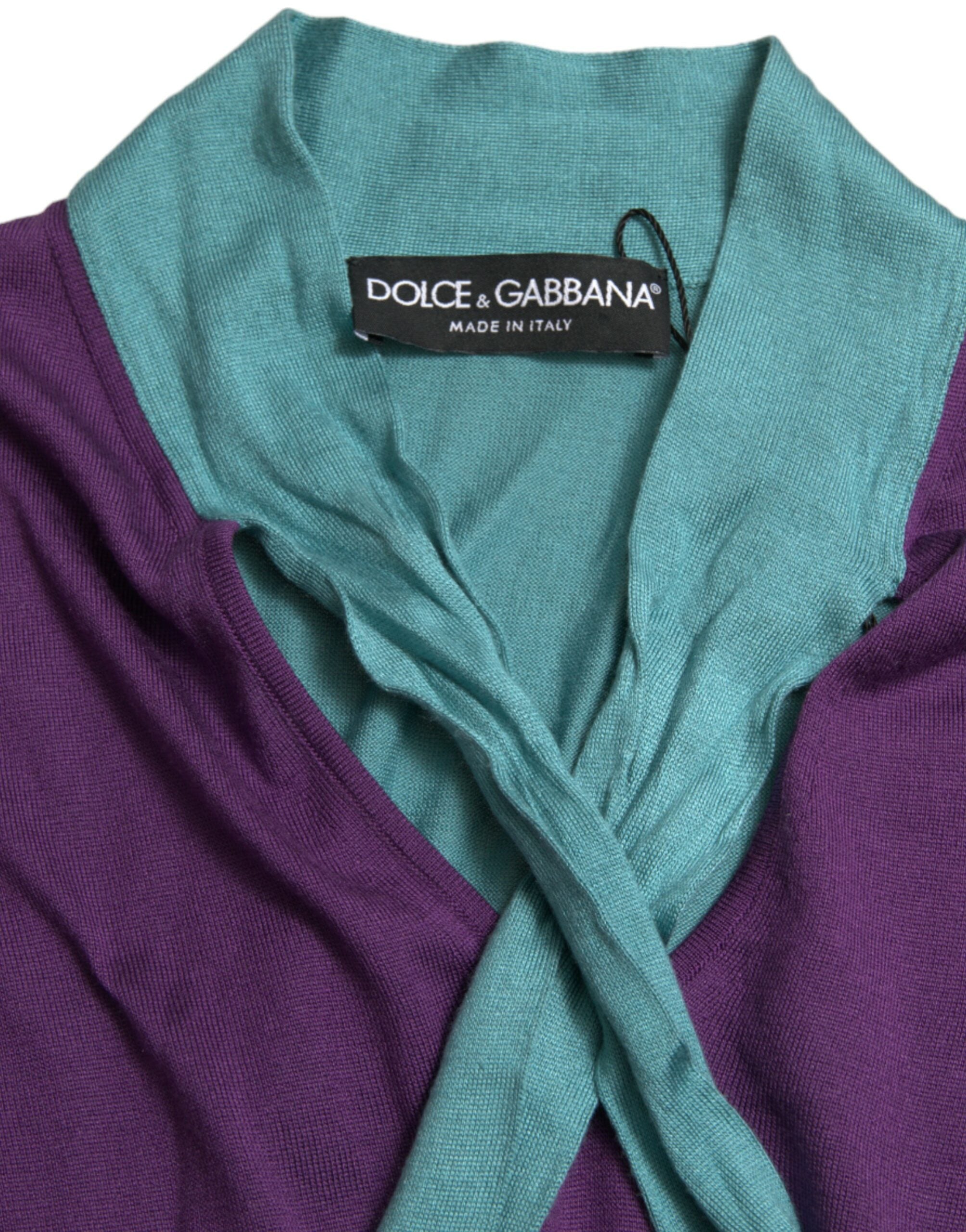 Dolce & Gabbana Multicolor Bow Fastening Pullover Sweater -   -  Dolce & Gabbana.